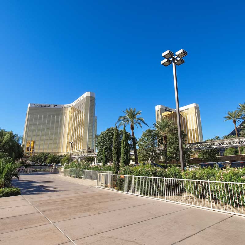 Golden-Las-Vegas-hotel-towers-with-palm-trees-under-a-clear-blue-sky-–-documentation-checklist-for-Nevada-hard-money-loans