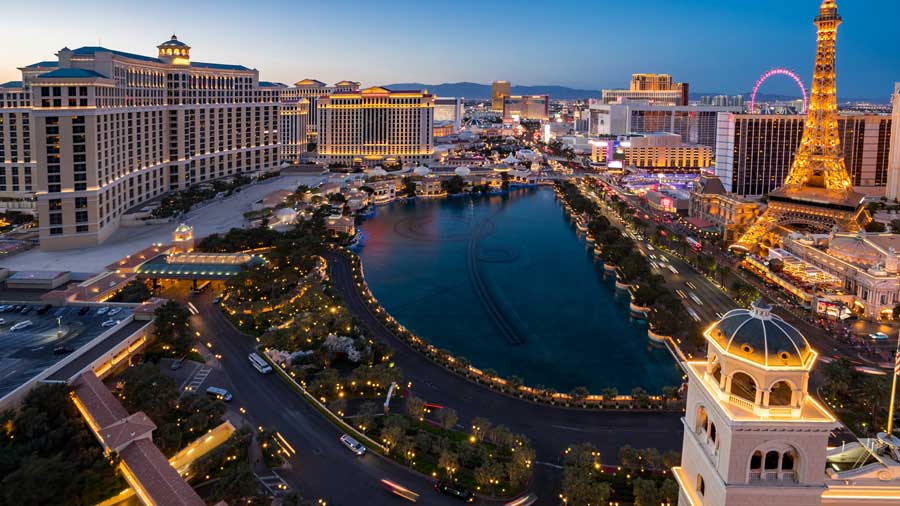 Las Vegas at night