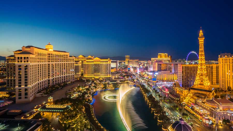 Las Vegas at night