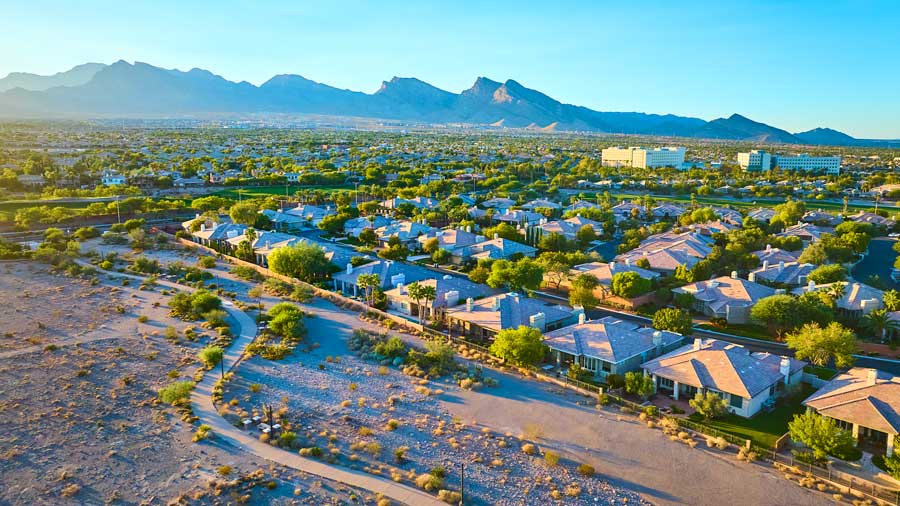 suburban oasis nevada desert