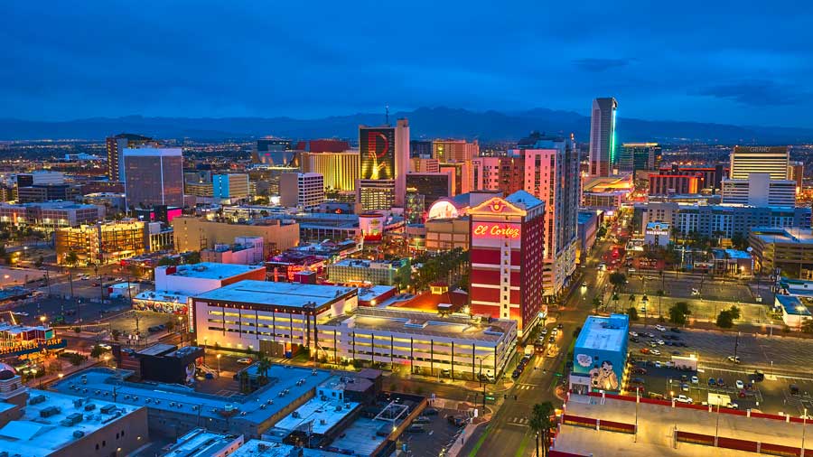 Fremont street downtown Las Vegas